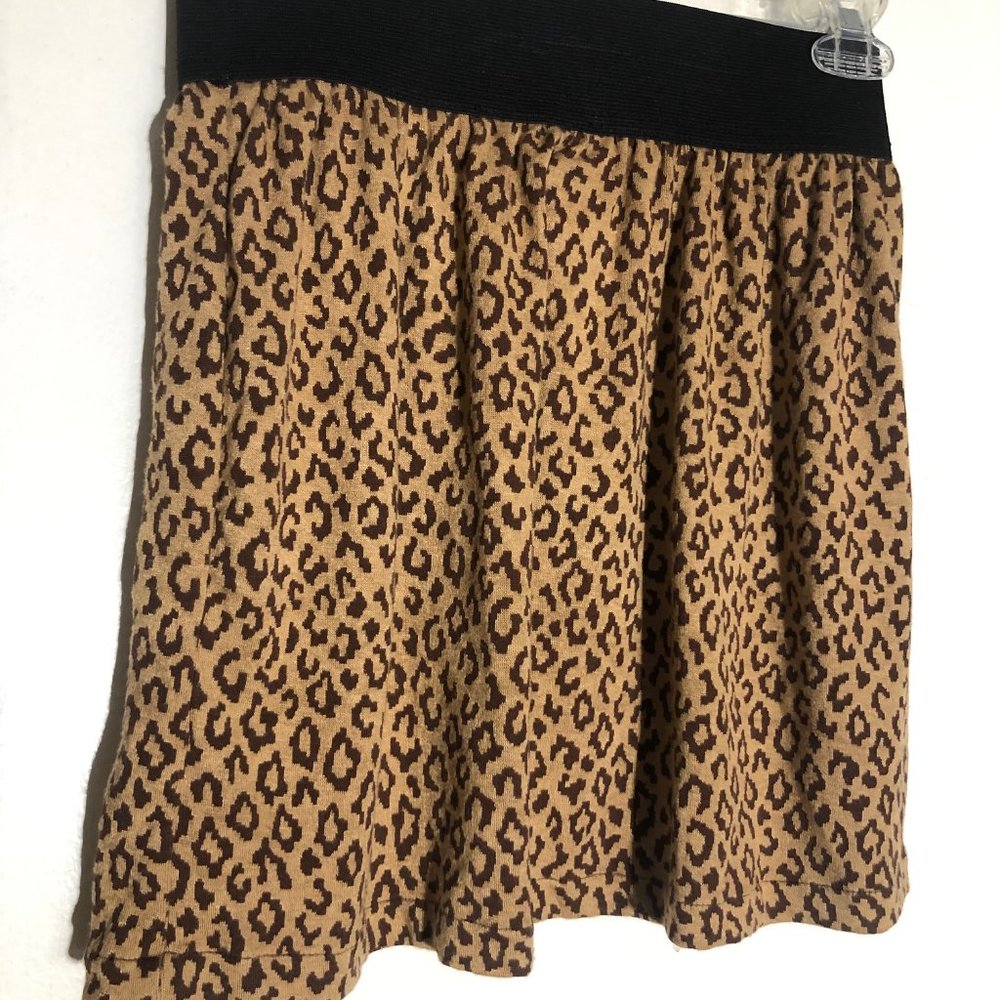 Say What? Ladies Mini Leopard Skirt Size Small-LAST ONE!